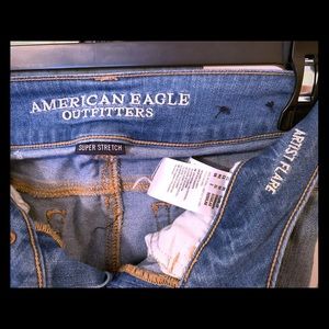 American Eagle Super Stretch Artist Flare Jeans